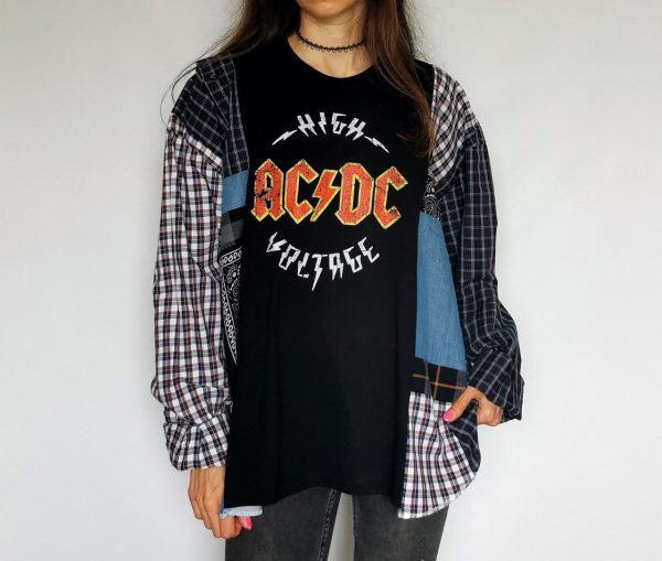 Лонгслив AC-DC 1 (unisex) ПРОДАНО