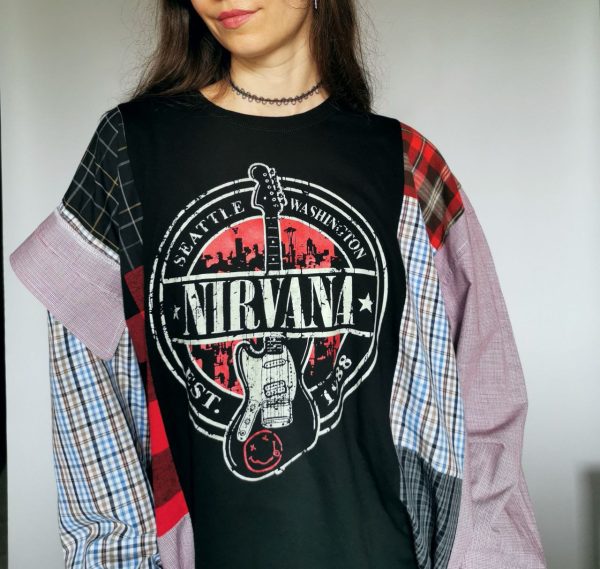 Лонгслив Nirvana (unisex) ПРОДАНО — изображение 3