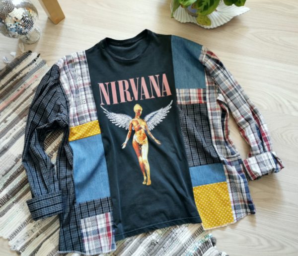 Лонгслив Nirvana unisex ПРОДАНО — изображение 3