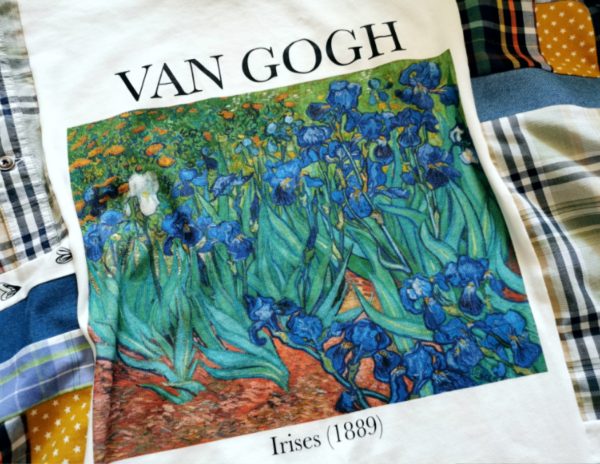 Лонгслив Van Gogh "Irises" ПРОДАНО — изображение 4