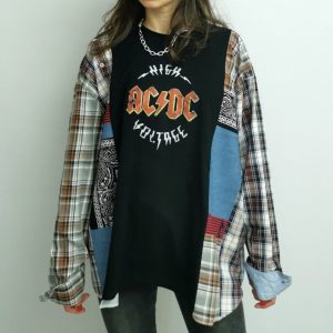 Лонгслив AC-DC  (unisex) ПРОДАНО