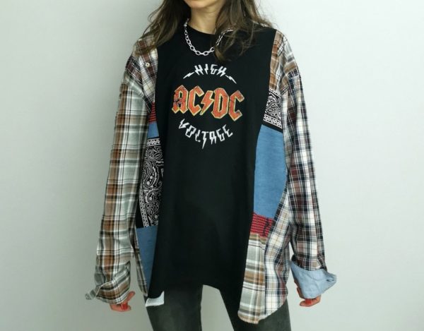Лонгслив AC-DC  (unisex) ПРОДАНО