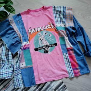 Лонгслив "Metallica pink"