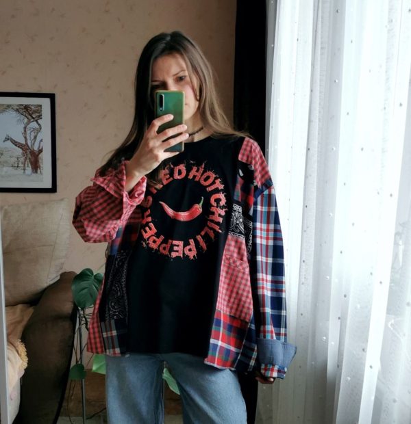 Лонгслив "Red Hot Chili Peppers"  unisex — изображение 6