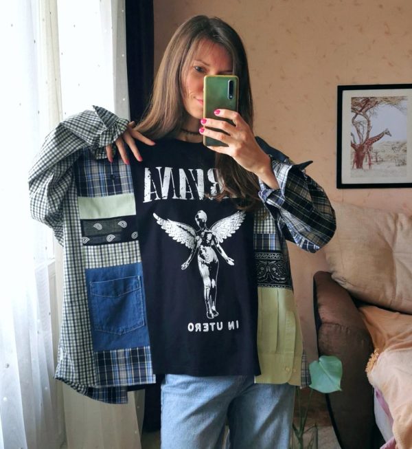 Лонгслив "Nirvana"  unisex — изображение 7
