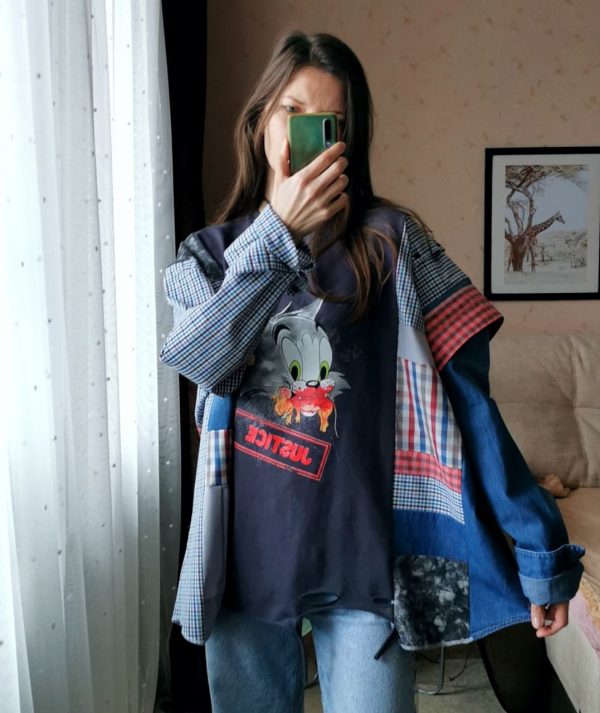Лонгслив "justice"  unisex — изображение 7
