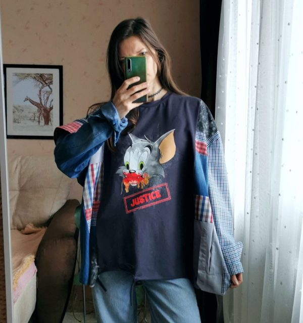 Лонгслив "justice"  unisex — изображение 3
