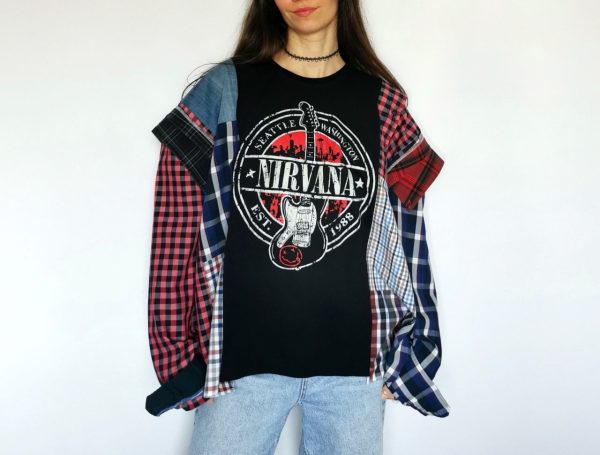 Лонгслив "Nirvana"  unisex — изображение 6