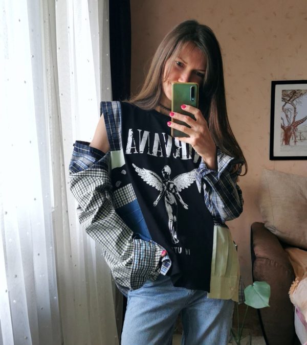 Лонгслив "Nirvana"  unisex — изображение 3
