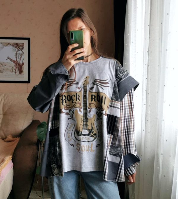 Лонгслив "Rock & Roll"  unisex