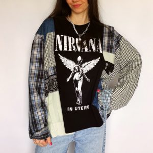 Лонгслив "Nirvana"  unisex